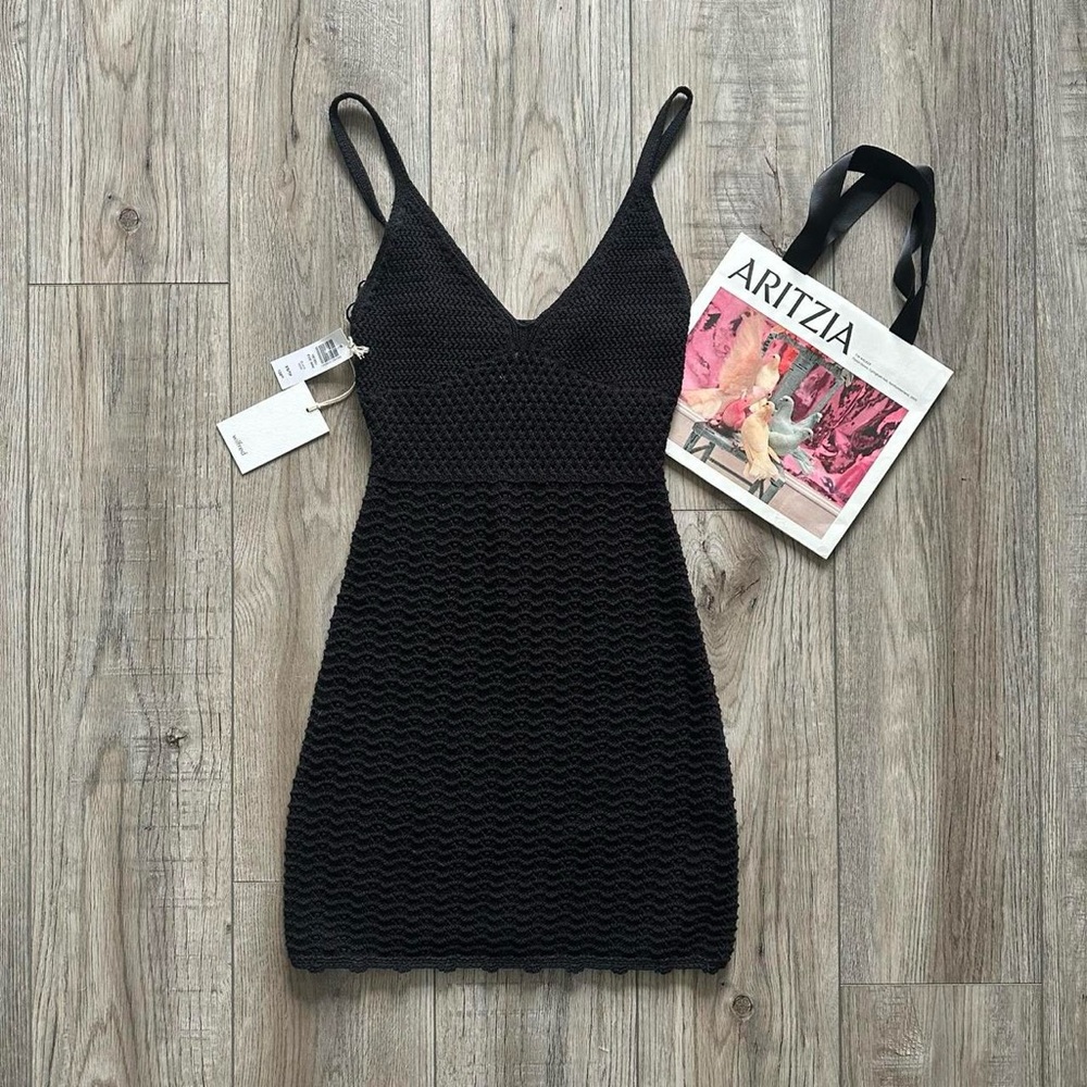Aritzia Wilfred Evie Mini Knit Dress